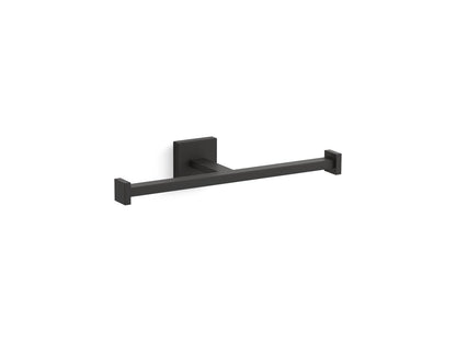 Square - Double Toilet Paper Holder - 10-9/16" - Wall Mount