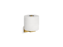 Square - Vertical Toilet Paper Holder - 2" - Wall Mount