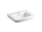 Archer - 24" Bathroom Sink Basin with Overflow - White
