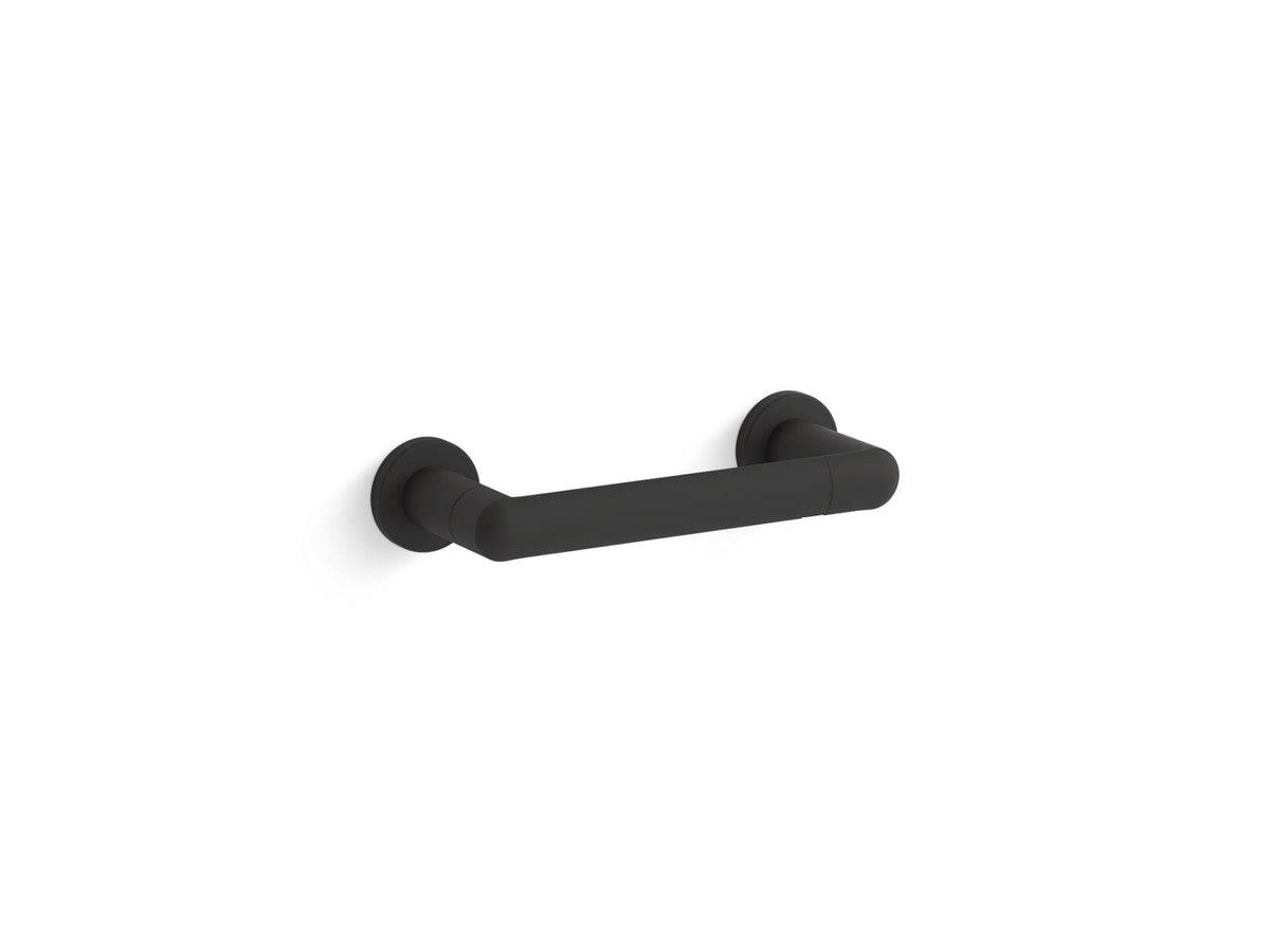 Kumin - Toilet Paper Holder - Matte Black - Zinc