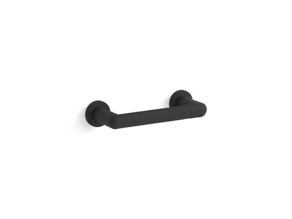 Kumin - Toilet Paper Holder - Matte Black - Zinc