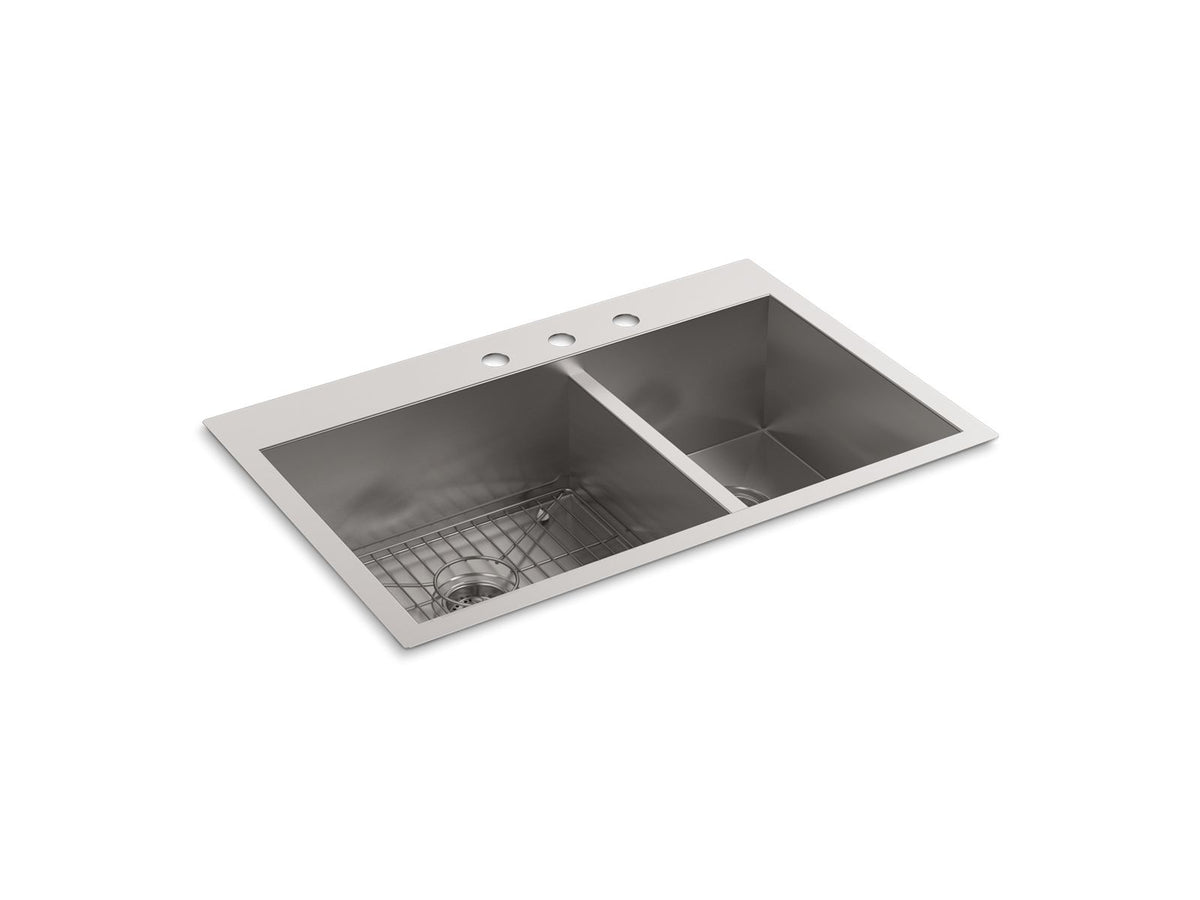 Vault - 33" Kitchen Sink - K-3823-3-NA