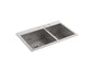 Vault - 33" Kitchen Sink - K-3823-3-NA