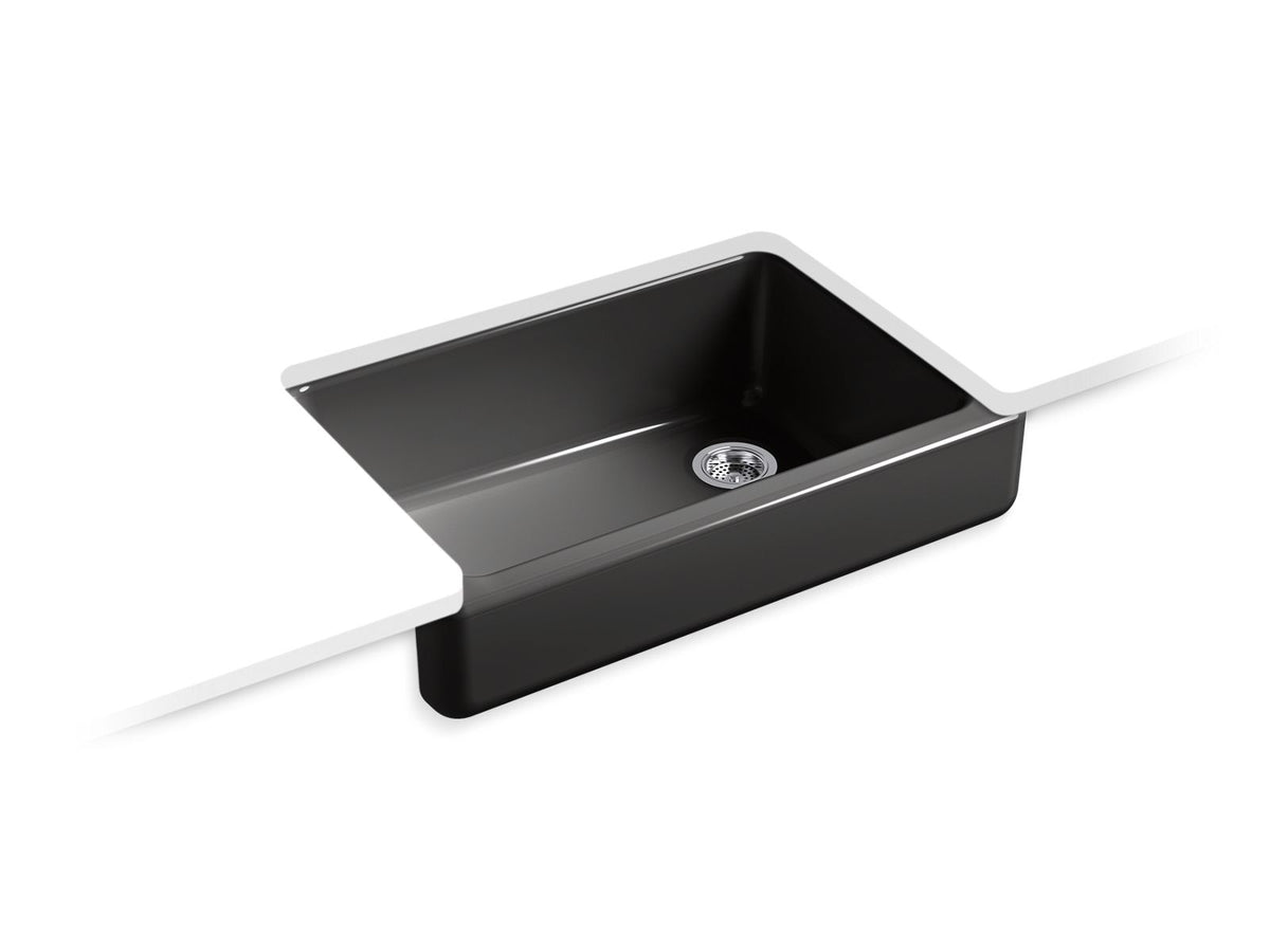 Whitehaven - 21-9/16" Kitchen Sink with Short Apron - Under