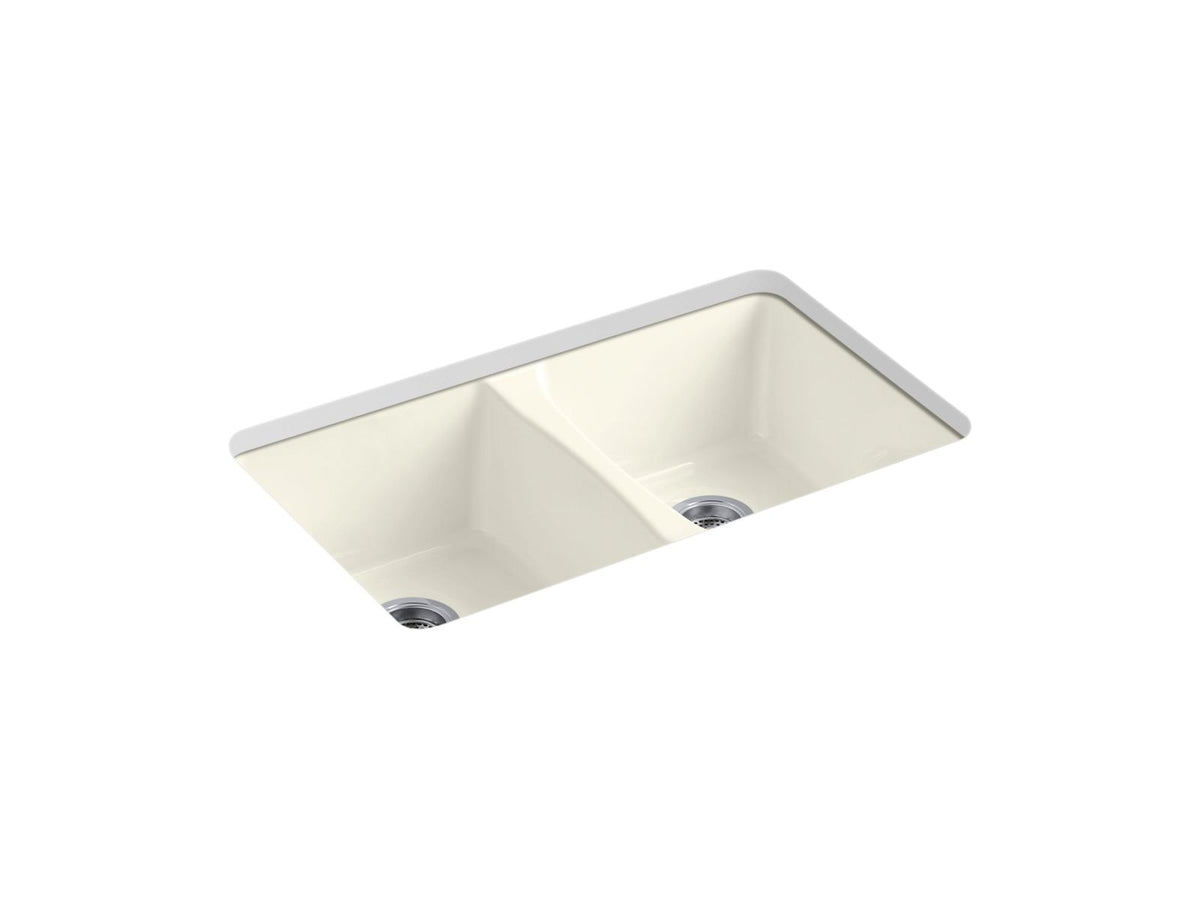Deerfield - 33" Kitchen Sink - Undermount - Double Bowl