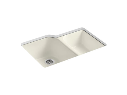 Executive Chef - 33" Kitchen Sink - Undermount - Double Bowl