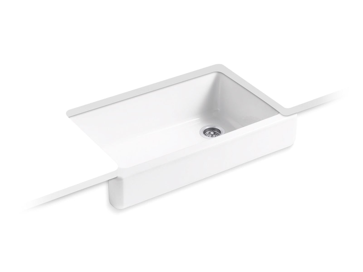 Whitehaven Self-Trimming - 35-1/2" Kitchen Sink with Short