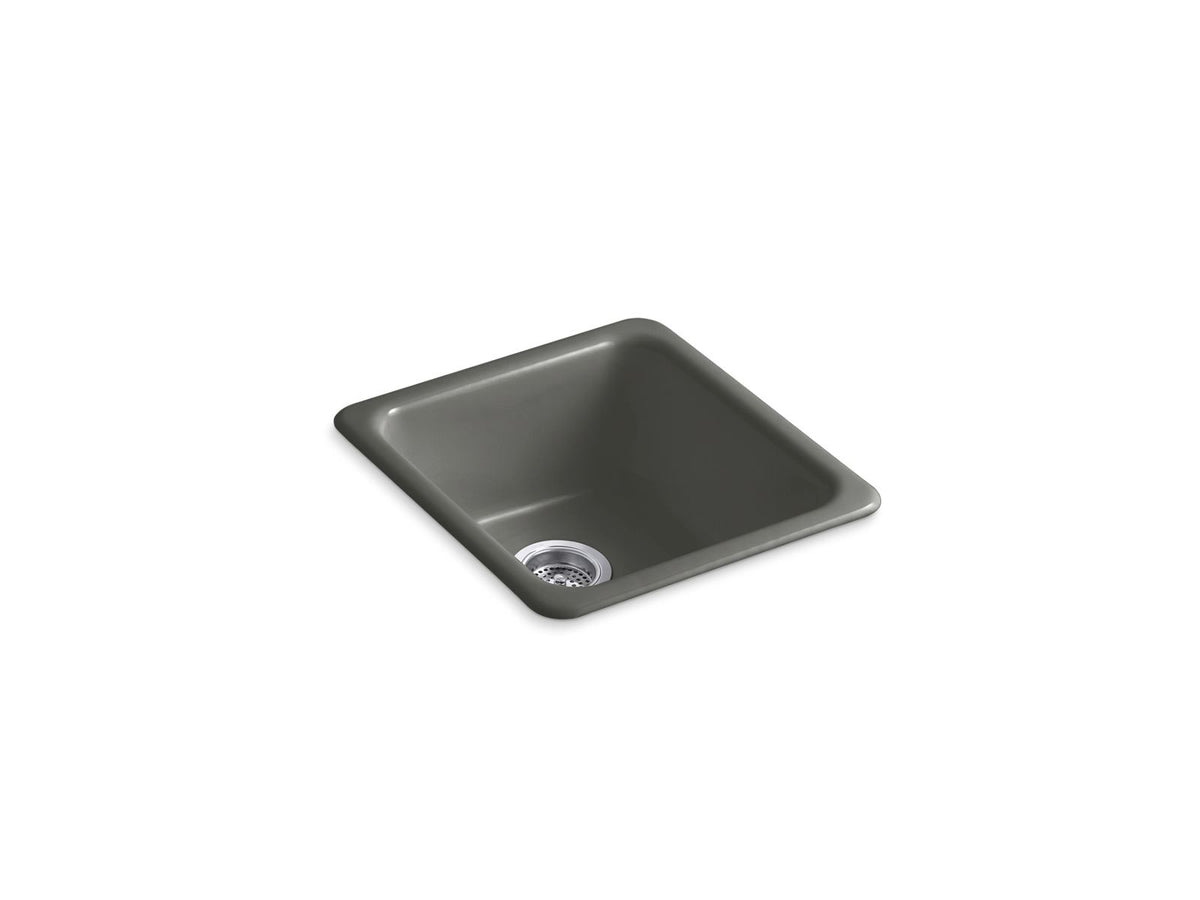Iron/Tones - 17" Kitchen Sink - Top/Undermount - Single Bowl