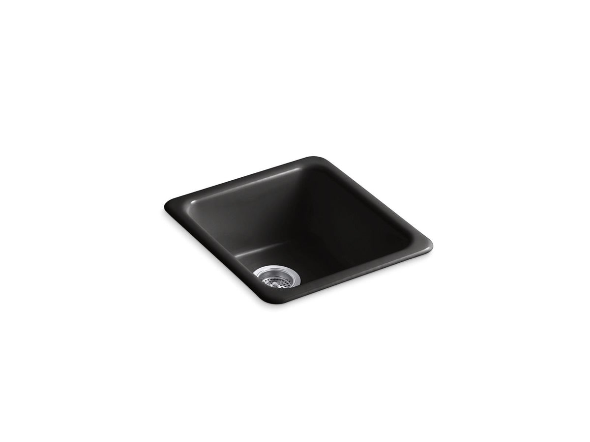 Iron/Tones - 17" Kitchen Sink - Top/Undermount - Single Bowl