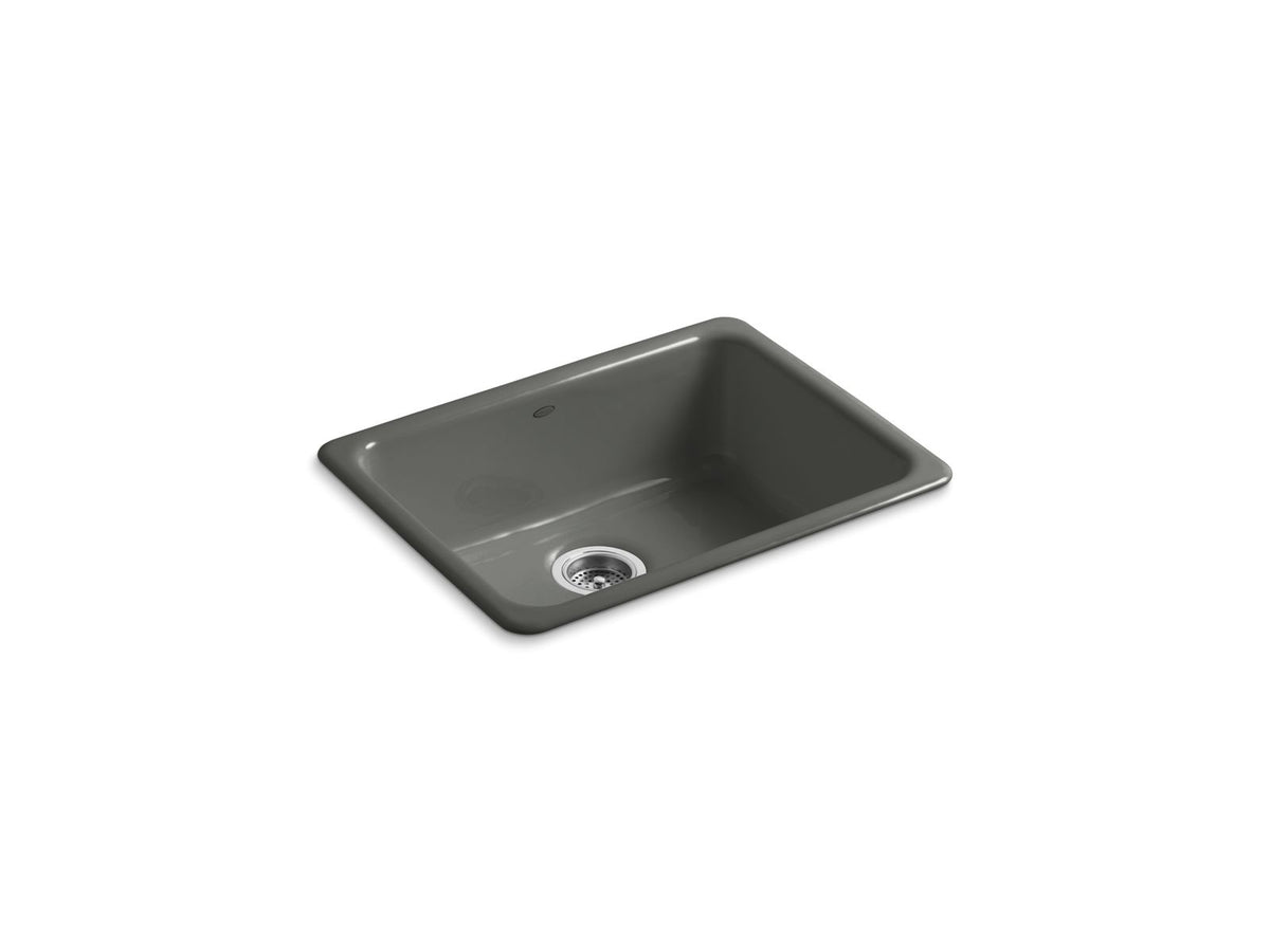Iron/Tones - 24-1/4" Kitchen Sink - Top/Undermount - Thunder