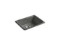 Iron/Tones - 24-1/4" Kitchen Sink - Top/Undermount - Thunder
