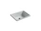Iron/Tones - 24-1/4" Kitchen Sink - Top/Undermount - Thunder