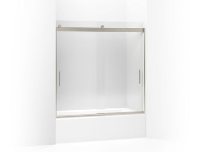 Sliding Bath Door, Levity, Bright Silver