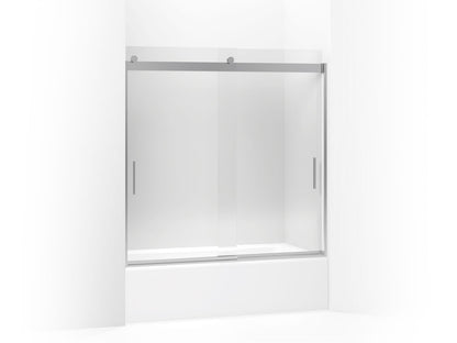 Sliding Bath Door, Levity, Bright Silver