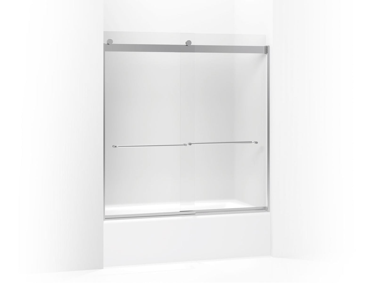 Sliding Bath Door With Towel Bar, Levity