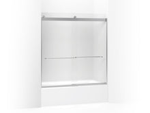 Sliding Bath Door With Towel Bar, Levity
