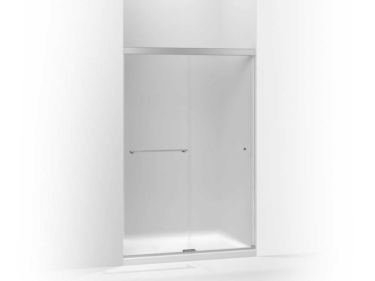 Revel Sliding Shower Door, Anodized Brushed Nickel