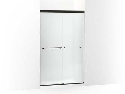 Revel Sliding Shower Door, Anodized Brushed Nickel