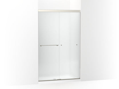 Revel Sliding Shower Door, Anodized Brushed Nickel