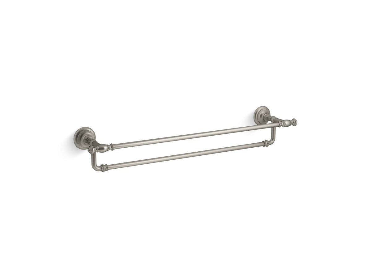 Towel Bar, Artifacts, Vibrant Brushed Nickel, Metal