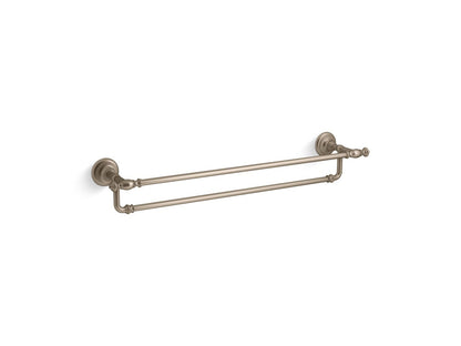 Towel Bar, Artifacts, Vibrant Brushed Nickel, Metal