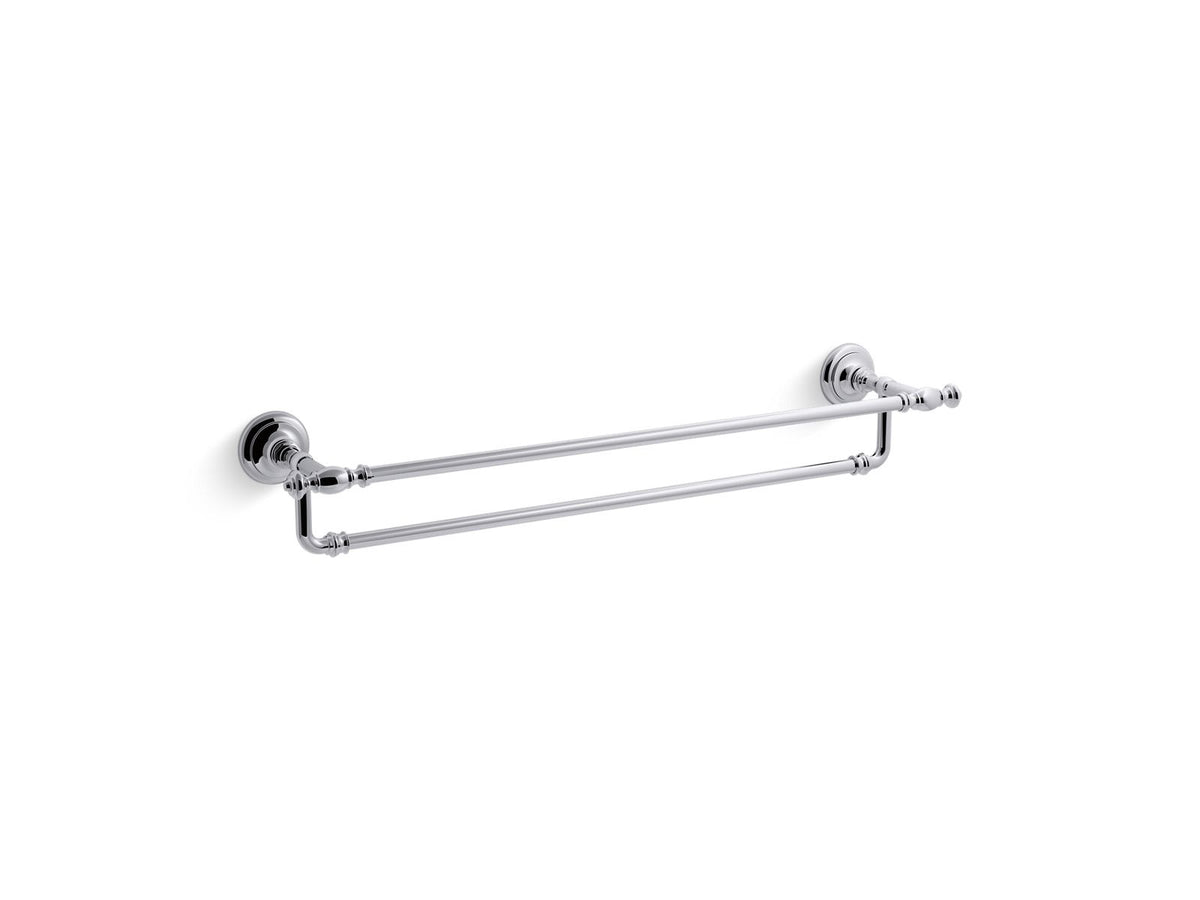 Towel Bar, Artifacts, Vibrant Brushed Nickel, Metal