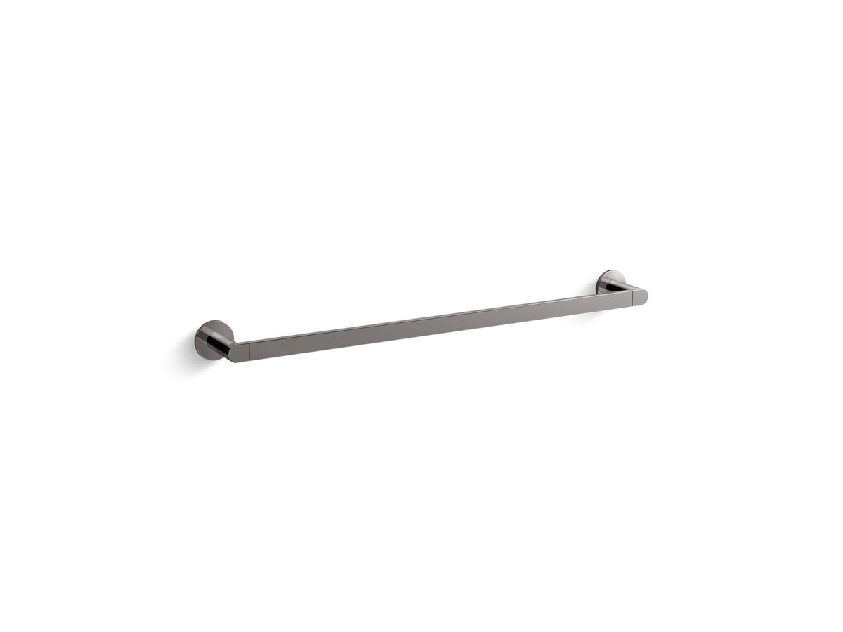 Composed - 24" Towel Bar - Vibrant Titanium