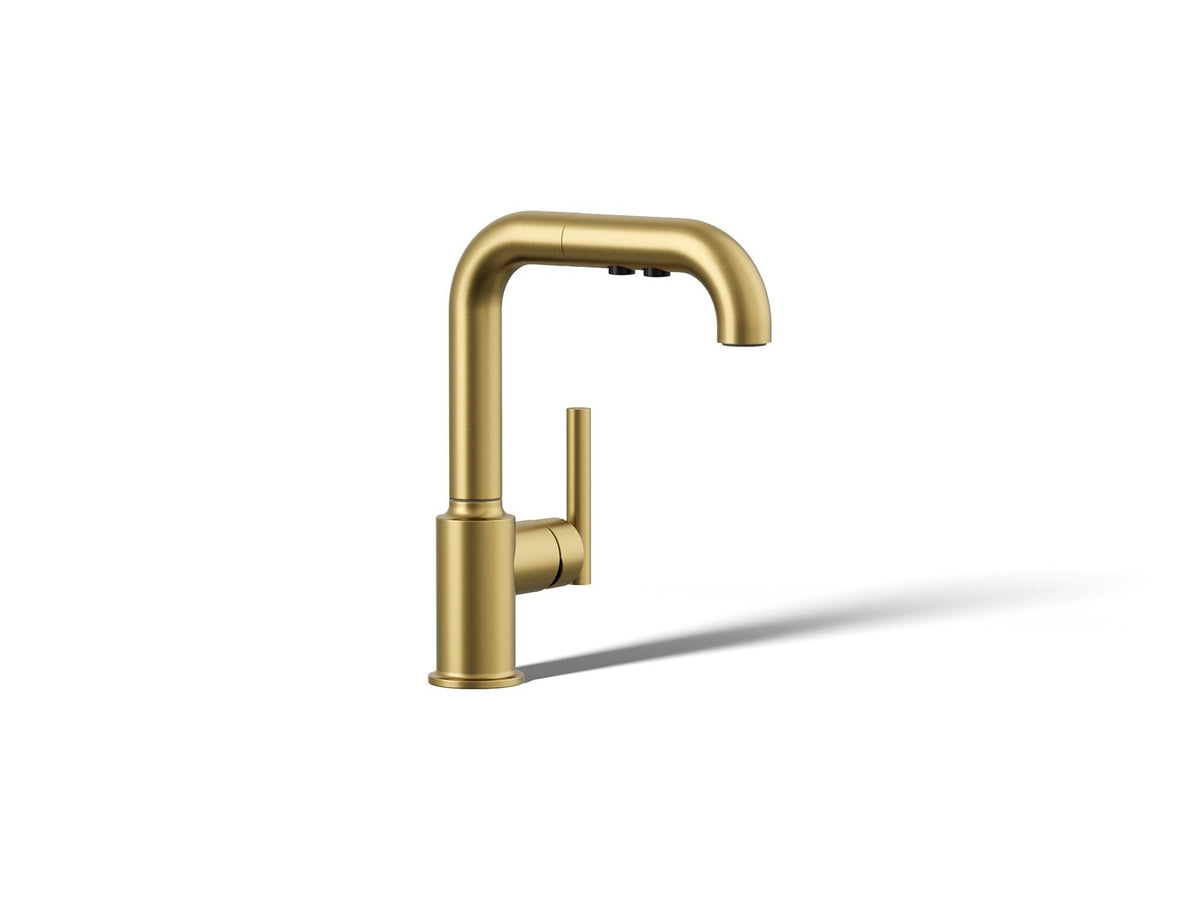 Purist - Kitchen Sink Faucet - 7" L x 2" W x 9-7/8" H