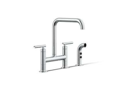 Purist - Bridge Kitchen Sink Faucet with Side - 1.8 GPM