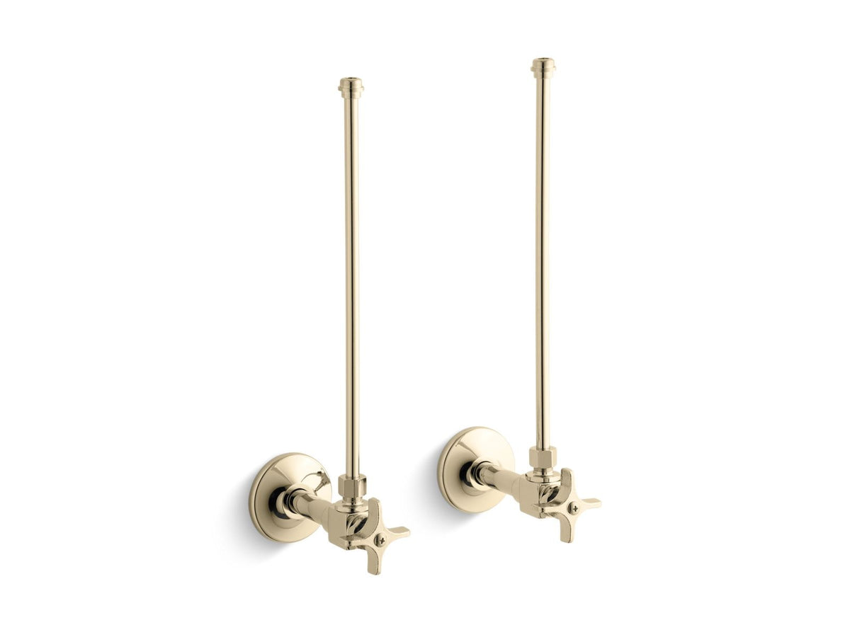 Angle - 3/8" Supply with Stop - NPT