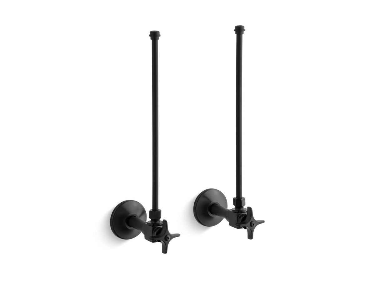Angle - 3/8" Supply with Stop - NPT