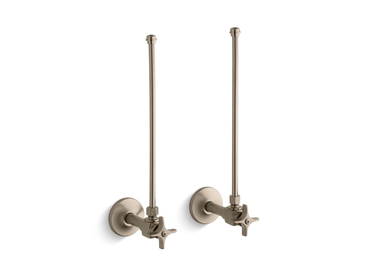 Angle - 3/8" Supply with Stop - NPT