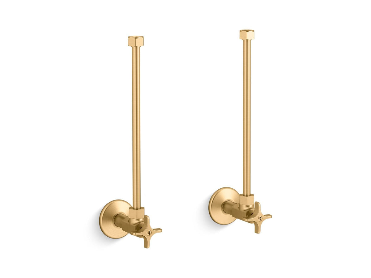 Angle - 1/2" Supply with Stop - NPT