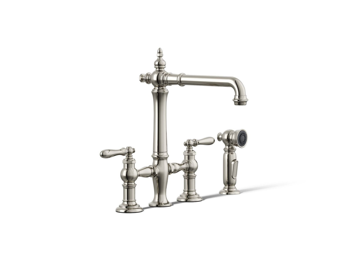 Artifacts Bridge Kitchen Sink Faucet With, Oil Rubbed Bronze