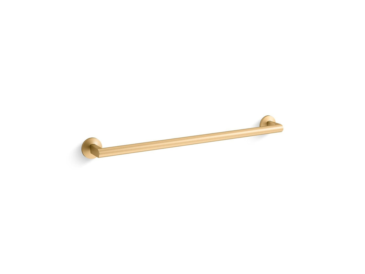 Components - 24" Towel Bar - Zinc