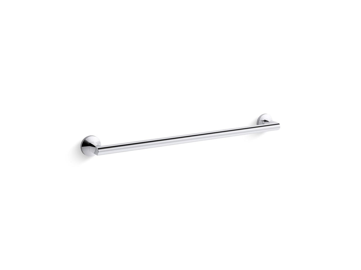 Components - 24" Towel Bar - Zinc