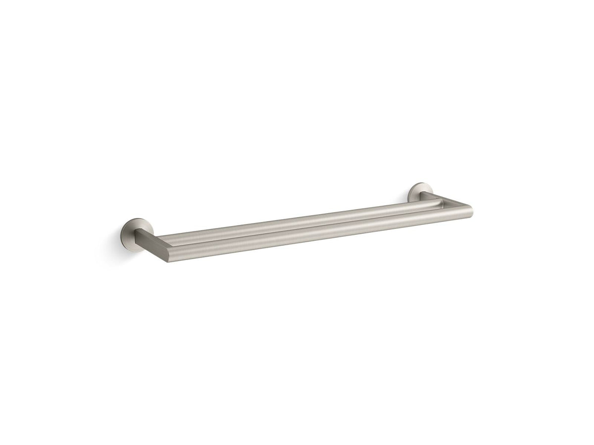 Components - 24" Contemporary Towel Bar - Zinc