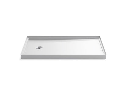 Rely - Left Drain - 60" L x 32" W x 4-11/16" D - Acrylic