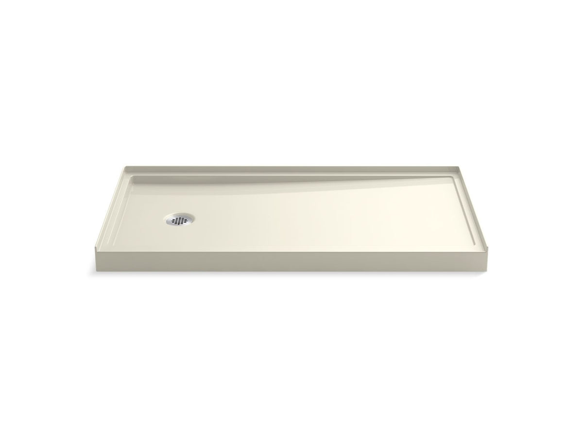 Rely - Left Drain - 60" L x 32" W x 4-11/16" D - Acrylic