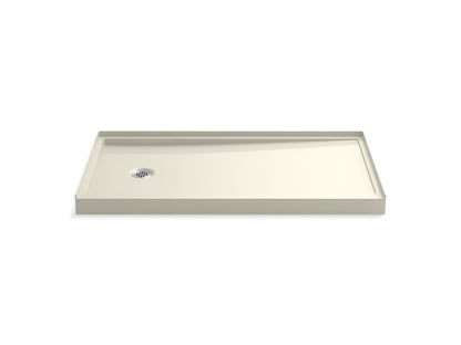 Rely - Left Drain - 60" L x 32" W x 4-11/16" D - Acrylic
