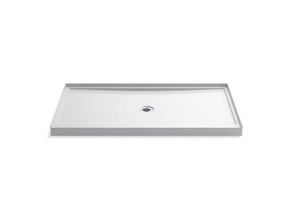 Rely - Center Drain - 60" L x 34" W x 4-3/16" D - Acrylic