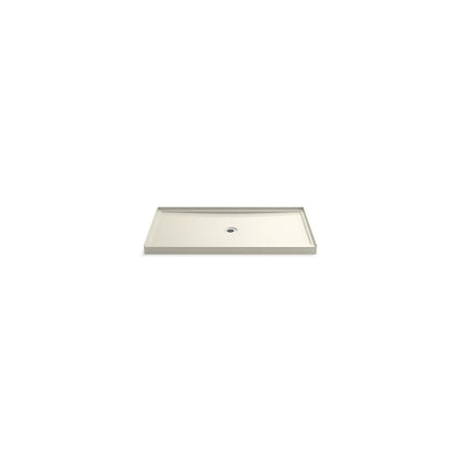 Rely - Center Drain - 60" L x 34" W x 4-3/16" D - Acrylic
