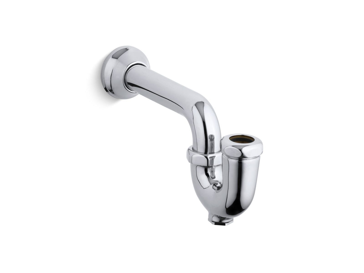 Adjustable P-Trap with Tubing Outlet - Cast Solid Brass