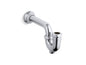Adjustable P-Trap with Tubing Outlet - Cast Solid Brass
