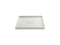 Archer Center Drain, 42 in L x 42 in W x 3-15/16 in D, Dune