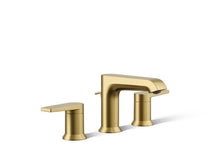Hint - Widespread Bathroom Sink Faucet - Deck Mount - Brass