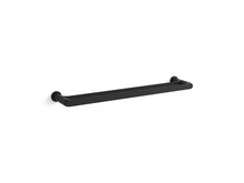 Avid - 24" Double Towel Bar - Matte Black - Brass/Zinc