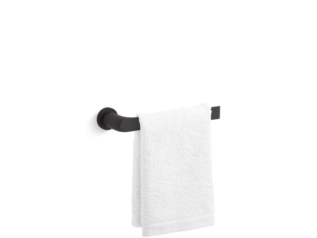 Avid - Wall Mount Towel Arm - Matte Black - Zinc