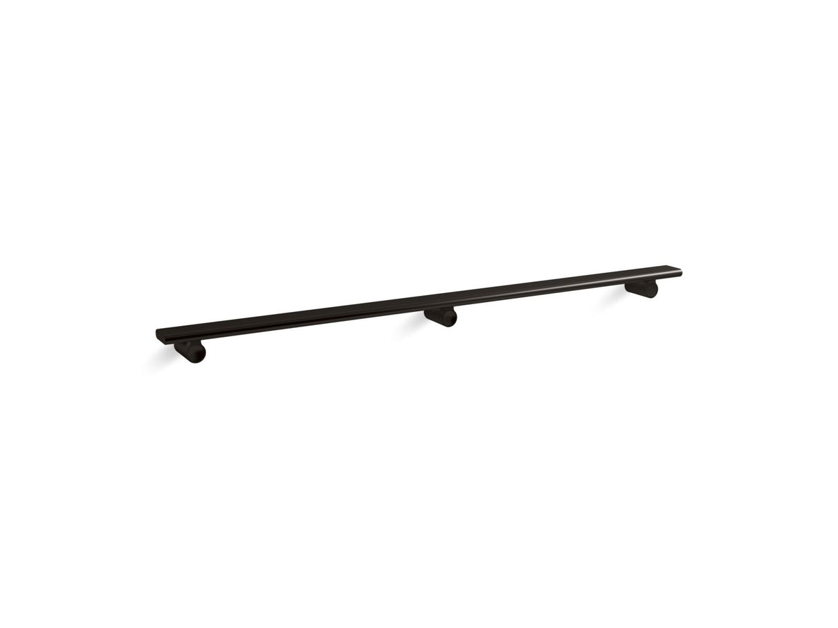 Choreograph - Shower Barre - Aluminum - Anodized Dark