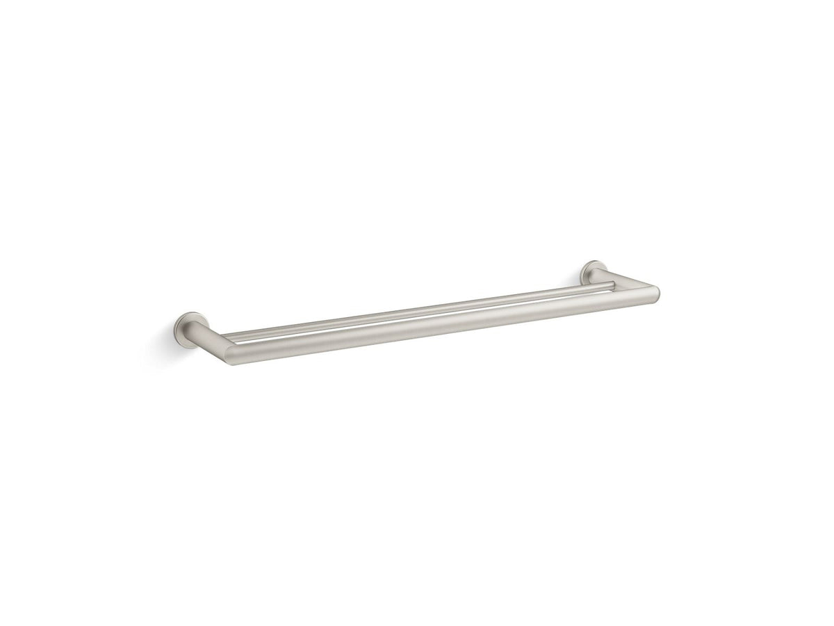 Kumin - 24" Double Towel Bar - /Zinc